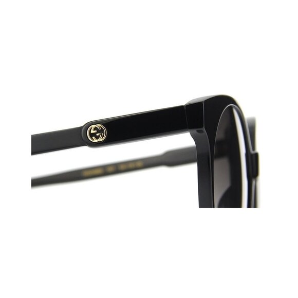New GUCCI Black Round GG0488S 001 Sunglasses Women - Picture 4 of 6